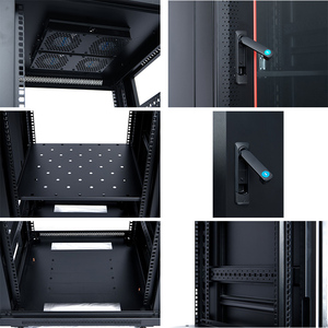 Armadio di Rete per Data Center 18U 22U 24U 32U 38U 42U 47U, <span class=keywords><strong>Rack</strong></span> Server Standard da 19 Pollici 42U per Montaggio a <span class=keywords><strong>Rack</strong></span>, per Uso Esterno - Product Image 6