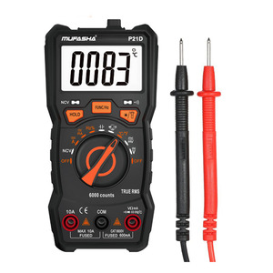 Multímetro Digital MUFASHA con Rango Automático True RMS, Probador Eléctrico de 6000 Conteo, Voltímetro de Corriente y Voltaje 600V 10A - Product Image 4