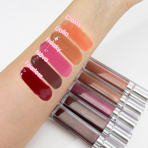 Brillo Labial Vegano al por Mayor, Libre <span class=keywords><strong>de</strong></span> Crueldad Animal, <span class=keywords><strong>de</strong></span> Marca Privada, Cosméticos que Cambian <span class=keywords><strong>de</strong></span> Color, con Acabado Brillante - Product Image 3