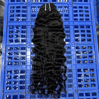 Vente en gros de mèches de cheveux humains 100% naturels, couleur naturelle, cuticules alignées, dropshipping, cheveux vierges bruts Remy, fournisseur de cheveux bouclés brésiliens