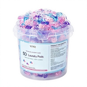 YUNQ 5D Laundry Pods Premium <b>Detergent</b> Pods for Automatic Machine Deep Clean Floral Fruity Fragrance - Product Image 1