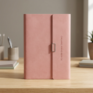Custom Logo <b>A5</b> Tri-Fold Loose-Leaf Notebook PU Cover Sublimation Printing Gift <b>Notepad</b> - Product Image 2