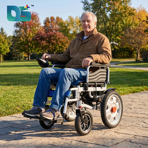 <span class=keywords><strong>Fauteuil</strong></span> <span class=keywords><strong>roulant</strong></span> électrique pliable léger et portable, 250 W*2, assistance électrique, <span class=keywords><strong>tout</strong></span>-<span class=keywords><strong>terrain</strong></span>, batterie 24 V 12 Ah - Product Image 6
