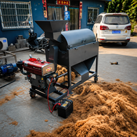Machine automatique électrique de défibrage des fibres de noix de coco, broyeur d'extraction de la fibre de coco pour le traitement industriel des coques de noix de coco