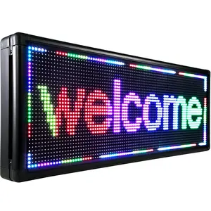 WiFi P10 Led Sign Full Color Indoor High Resolution Programmable Led Scrolling Display