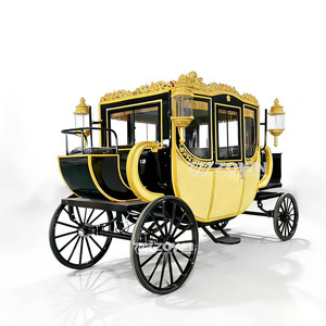 Calèche royale de luxe personnalisée de haute qualité pour mariage, calèche à chevaux de loisirs à 4 roues - Product Image 2