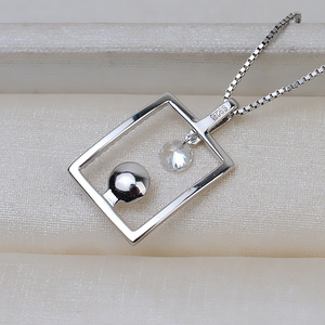 Colgante de Plata S925 con Ágata, Estilo Coreano, Accesorios DIY, 7-8mm, Popular en Europa y América, para Collares de Cabello de Bebé, Suministros para Abalorios - Product Image 2