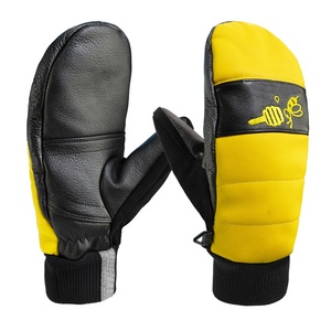 Gants <span class=keywords><strong>de</strong></span> <span class=keywords><strong>snowboard</strong></span> en cuir <span class=keywords><strong>de</strong></span> haute qualité avec coque coupe-vent et paume antidérapante conçus pour le <span class=keywords><strong>snowboard</strong></span> en montagne par temps froid - Product Image 2