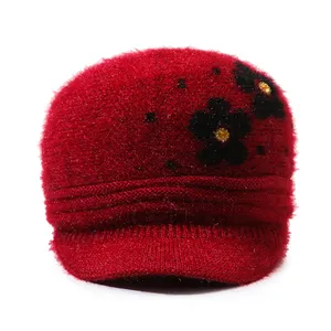 Vente en gros de bonnets d'hiver jacquard chauds de haute qualité pour l'extérieur Bonnet d'hiver tricoté