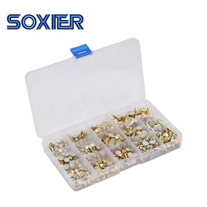 Đinh Tán Đinh Tán Màu Vàng Bán Chạy Đinh Tán Đinh Tán Nhựa Punk Hình Nón Trang Trí Cho Túi Giày Áo Khoác - Product Image 1