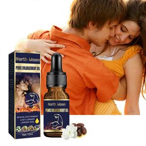 Huile essentielle de massage pour hommes A115 pour le soin du corps, renforcement de l'endurance, stimulation pour adultes, agrandissement du pénis, entièrement naturelle, 10 ml - Product Image 1