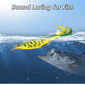 Leurre de surface SNEDA en stock usine, leurre grenouille réaliste à double patte avec spinner, lancer longue distance, couleurs variées <span class=keywords><strong>pour</strong></span> la vente en gros - Product Image 6