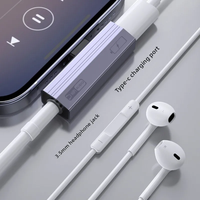 Adaptateur USB Type C vers prise jack 3,5 mm 10W, charge rapide, convertisseur audio USB-C 2 en 1 pour iPhone 15 16 17 Samsung
