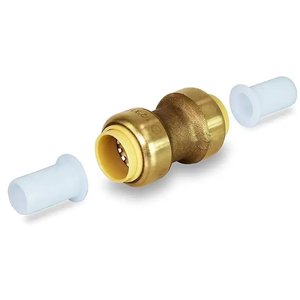 Đồng thau nhanh chóng kết nối tiêu chuẩn NPT pex ống đồng sử dụng đồng thau phù hợp ống nước cá mập cắn Đồng phù hợp 1 "Nam để cá mập cắn - Product Image 2