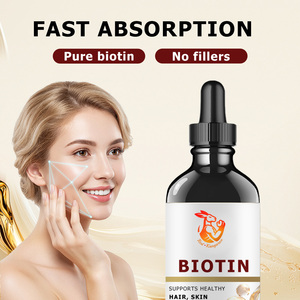 Complément de beauté personnalisé OEM pour la peau, les cheveux et les ongles sains – Gouttes liquides d'acide L-ascorbique et de biotine - Product Image 2