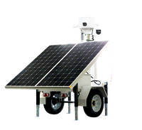 24/7 Outdoor Mobile Solar-CCTV-Kamera Überwachungsanhänger