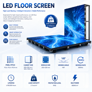 หน้าจอ LED แบบอินเทอร์แอคทีฟ P2.97 รองรับน้ำหนัก 2 ตัน ทนทาน สำหรับพื้นที่การใช้งานหนาแน่น เช่น ห้างสรรพสินค้า นิทรรศการ และเวที - Product Image 3