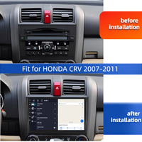 Estéreo para Auto CRV 2007-2011, 2GB RAM, 32GB ROM, Pantalla Táctil IPS de 9 Pulgadas, GPS Integrado, USB, Android Auto, Cámara de Reversa