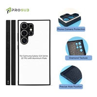 Coque de téléphone portable vierge 2D pour sublimation Prosub Wholesale pour Samsung S24 Ultra, coque de téléphone en TPU PC pour sublimation