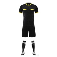 Profession Polyester Arbitre Uniforme Personnalisé Séchage Rapide Football Football Jersey Arbitre Jersey