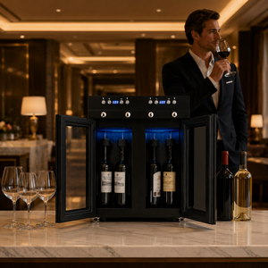 Dispensador de Vino Comercial Directo de Fábrica, Dispensador de Vino Automático de 4 Botellas, Dispensador de Vino Inteligente, Ideal para Hoteles de Lujo - Product Image 1