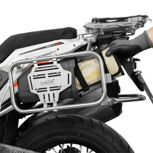 Caja de Herramientas LOBOO con Cerradura de Aleación de Aluminio Portátil con Montaje para Soporte Lateral y Alforja para Motocicletas para Equipaje y Alforjas - Product Image 2