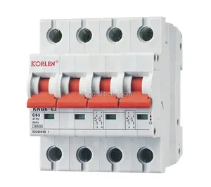 Mini circuit breakers MCB switch 6A 10A 25A 32A 40A 63A 1P 2P 3P 4P factory OEM ODM