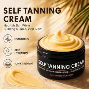 Crème bronzante longue durée en gros, naturelle, intense, pour bronzage foncé en cabine solaire, crème auto-bronzante bio en vrac - Product Image 3