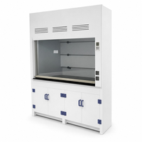 Hotte de laboratoire personnalisée SCEELAB en PP avec prise étanche, design contemporain, pour usage commercial, hospitalier, cosmétique et scolaire