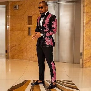 Conjunto de Disfraz de Cantante en Oferta <span class=keywords><strong>2022</strong></span>, Conjunto de Dos Piezas de Blazer Ajustado con Lentejuelas de Moda y Pantalones Largos, Traje de Actuación para <span class=keywords><strong>Hombre</strong></span> - Product Image 4