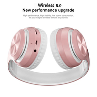 Tzt — bandeau pliable Macaron P68, bandeau sans fil, casque d'écoute V5.0 HIFI, Support stéréo, carte SD avec micro pour téléphone portable et tablette