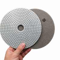 Disque de polissage diamanté pour utilisation à l'eau, pour la fabrication de dalles de pierre, disque flexible à liant résineux pour le polissage du granit et du marbre, pour comptoirs
