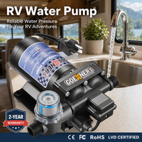 Pompa Diafragma Tekanan Rendah Otomatis 12V DC untuk RV Caravan Camper Van Kapal Yacht-OEM Pompa Air Minum