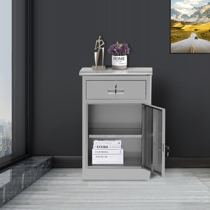 Customized Modern Design Stainless Steel Low Cabinet for Office &amp; School Data File &amp; Tools Parts Storage <strong>Lock</strong> Bedside Furniture
