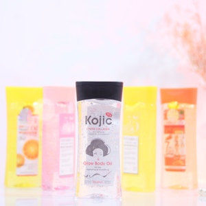 Perawatan Kulit Wajah Korea Label Pribadi Kojic Pure Collagen Glow Body <span class=keywords><strong>Oil</strong></span> & Serum Vitamin C Minyak Esensial Murni untuk Wanita - Product Image 6