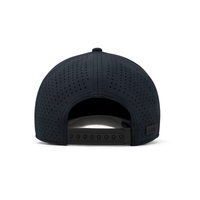 Casquette de baseball unisexe en polyester terry dobby imperméable et respirante, avec découpe laser, logo brodé en PVC, casquette de chauffeur de camion