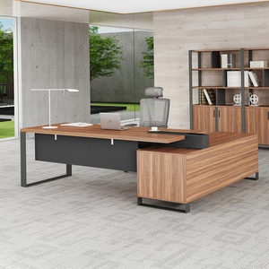 Modern Wooden Office <b>Desk</b> Commercial Furniture for Manager Executive - Product Image 1