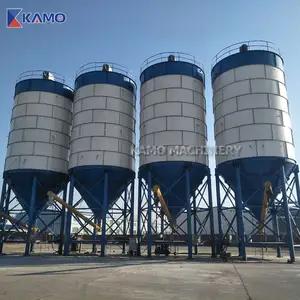 200 Ton Silo Semen dengan Pengumpul Debu dan Katup Pelepas Tekanan Penawaran Harga