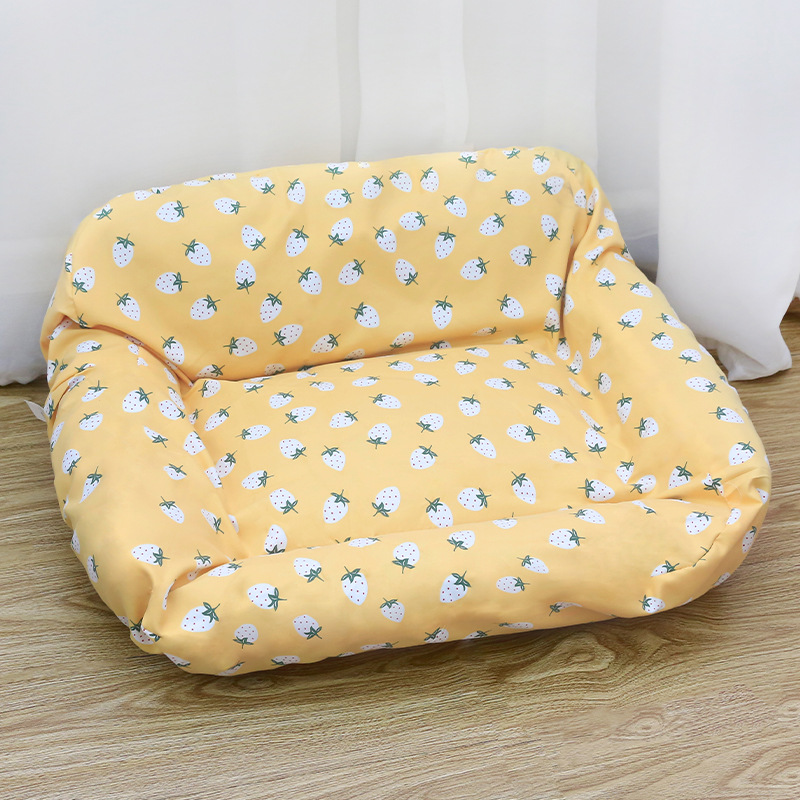 Funda para perrera - Crema de Fresa - Amarillo (Todas las Estaciones)
