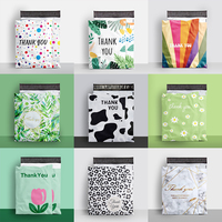 Enveloppes polymailers biodégradables écologiques personnalisées avec logo, format 10x13, prêtes à l'emploi (RTS), pour emballage et expédition.