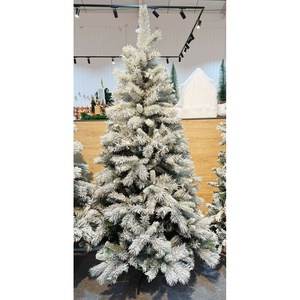 Albero di neve di 120cm con led caldi-alberi di Natale - Product Image 1