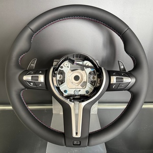 Volant de direction en cuir de performance pour voitures <span class=keywords><strong>BMW</strong></span> F15 F20 F30 F31 F40 E60 E83 E70 E90 E91 540i X1 <span class=keywords><strong>X2</strong></span> X3 X4 X5 X6 - Vente en gros - Product Image 3