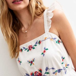 2025 Women's Custom Embroidery Mini Dress Casual Bohemian Short Women Dress - Product Image 4