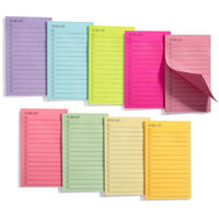 Catatan Tempel Mini PP Cover Do List 3x5 80 Lembar Bergaris Warna-warni Grosir Kustom