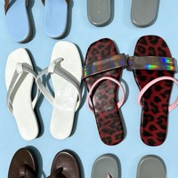 Pantoufles Modèle SJX045 à 1,2 Dollar, Taille 36-41, Prêtes à l'Expédition, Tongs à Enfiler pour Femmes, Dernière Plateforme avec Motifs