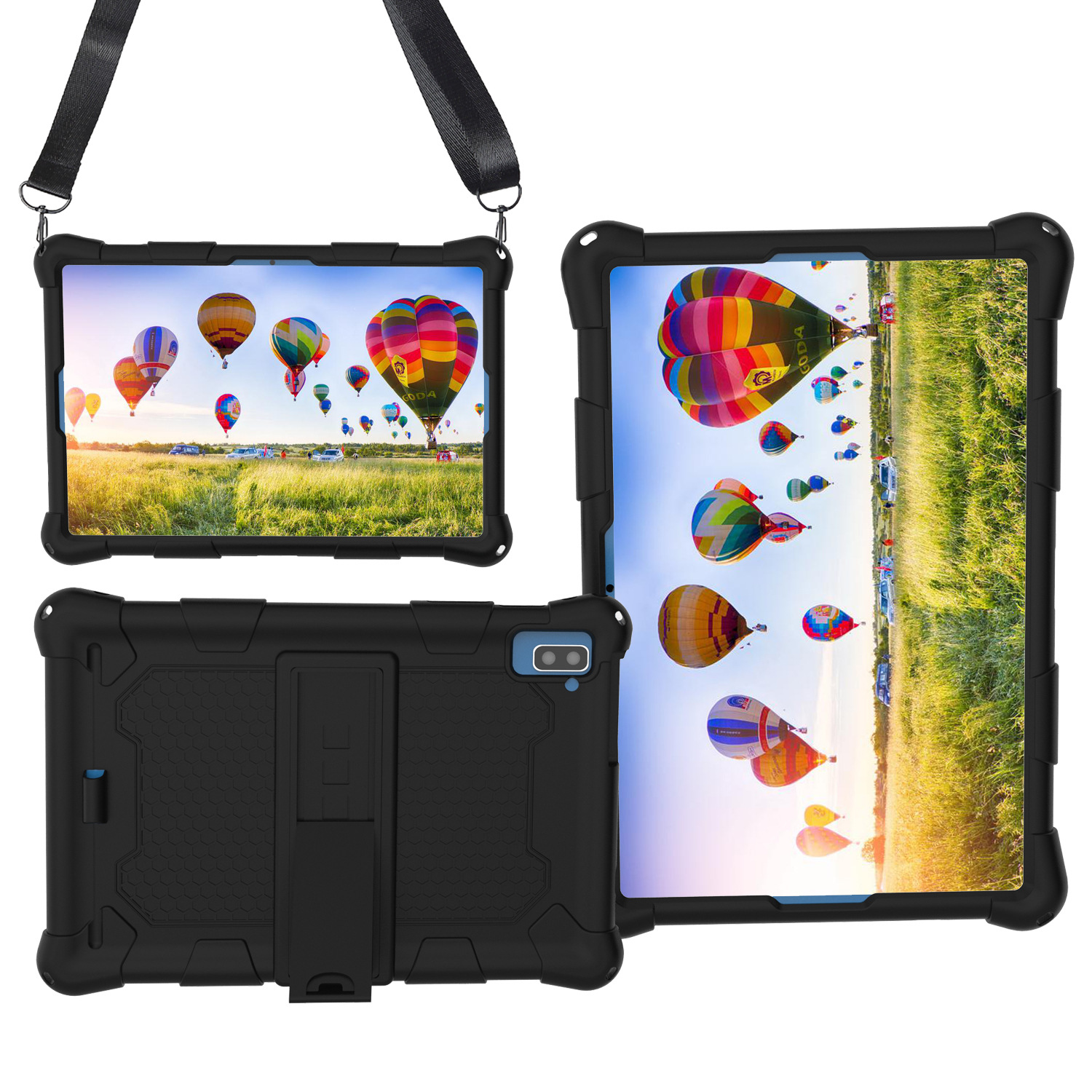 สีดำไม่มีสายคล้อง