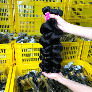 Envío Gratis brasileño paquetes de armadura de pelo de onda suelta Color Natural 100% cabello humano 1/3 pieza 10-30 pulgadas <span class=keywords><strong>Remy</strong></span> extensión del cabello - Product Image 3