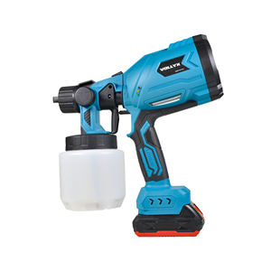 Nueva <span class=keywords><strong>Pistola</strong></span> de Pulverización Eléctrica <span class=keywords><strong>sin</strong></span> Aire, de Alta Potencia para Bricolaje, 1.2L 300psi, Motor Universal, Baterí<span class=keywords><strong>a</strong></span> de Litio, con Cargador - Product Image 1