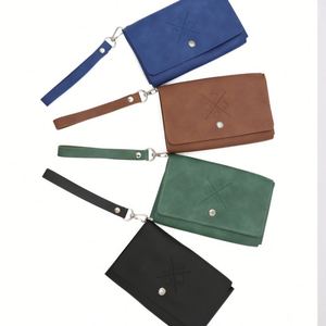 Pu Leather Case Bridge Poker <b>Playing</b> <b>Card</b> Holder Practical Gaming Accessory - Product Image 1