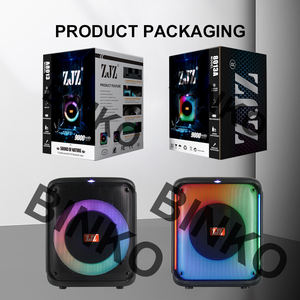 Binko 2024 nuevo 8 ''portátil Led luminoso caja de sonido de mano <span class=keywords><strong>altavoz</strong></span> bajo Blue Tooth Party Box Boombox 3 <span class=keywords><strong>altavoz</strong></span> deflector - Product Image 6